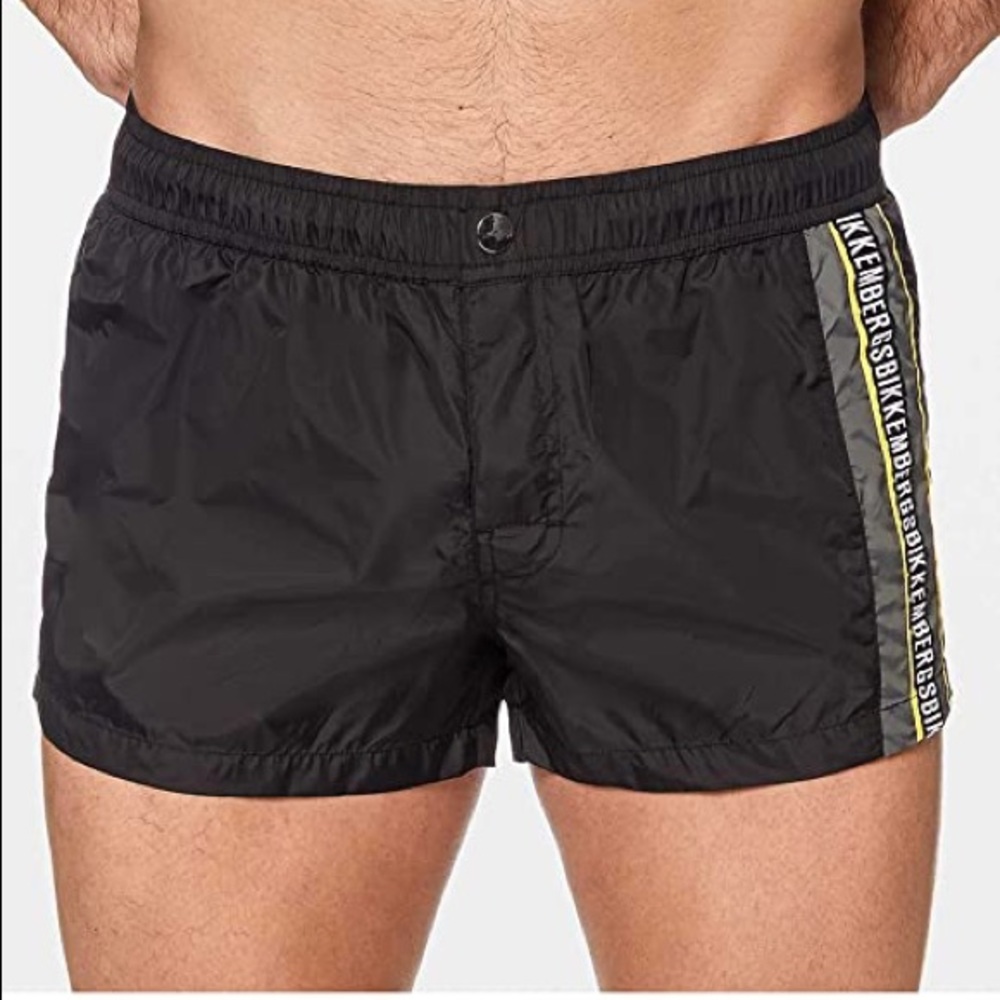 Bikkembergs Super Short Swim Shorts, Size L, EUC